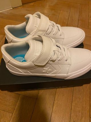 Converse niña blancas velcro