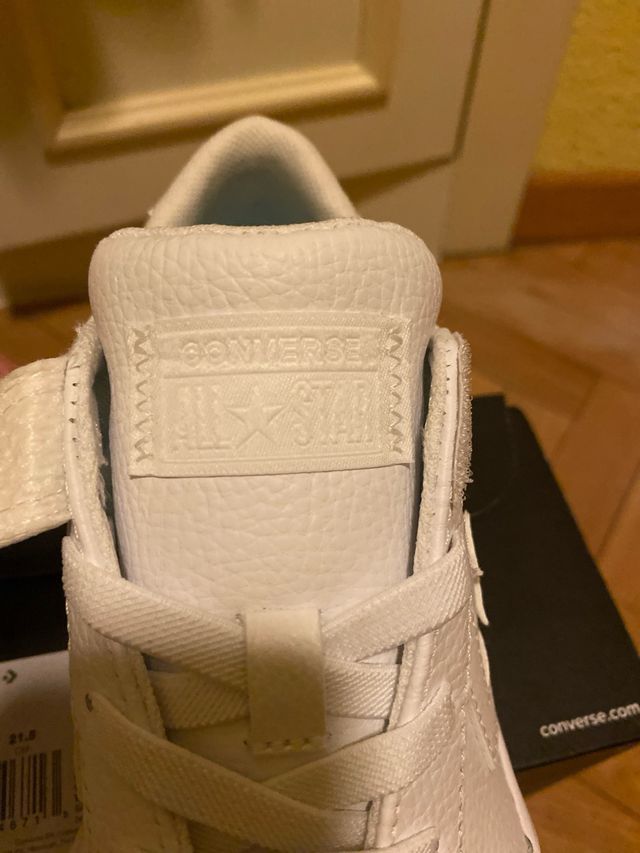 Converse niña blancas velcro