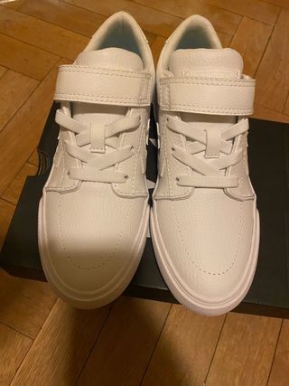 Converse niña blancas velcro
