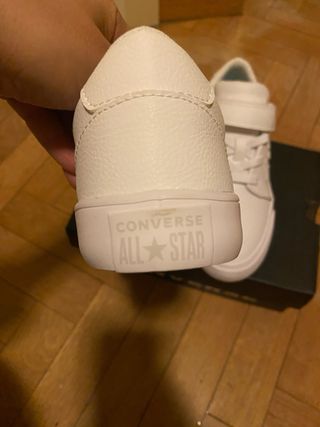Converse niña blancas velcro
