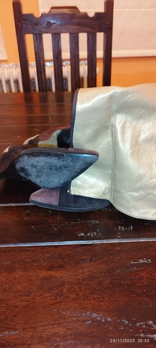 Botas de mujer patchwork