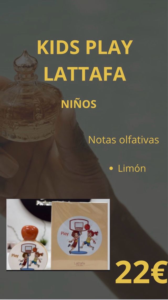 Perfume Lattafa Kids Play Niños Limón