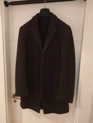 Abrigo marrón hombre