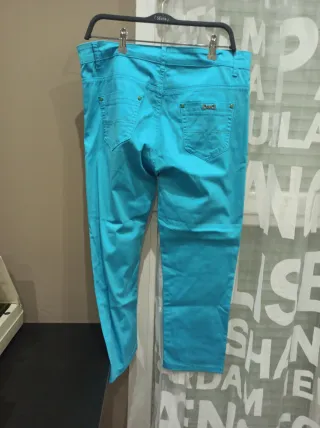Pantalón vaquero elástico   JEANS turquesa
