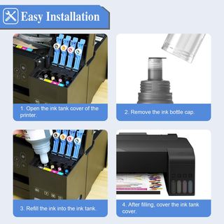 NUEVOS 4 botellas tinta Epson 104 EcoTank