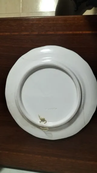 Plato Cerámica Talavera Vintage Flores