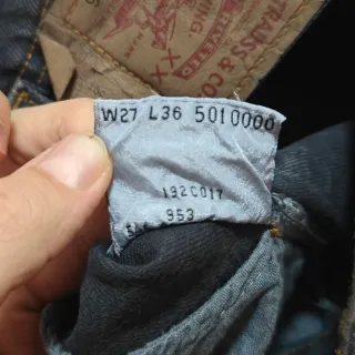 Levi's 501 Preshrunk Jeans Rare Charcoal Grey