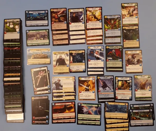 Lote 224 cartas Star Wars Unlimited