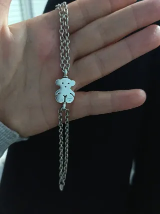 Pulsera Pandora Oso Plata