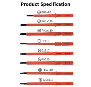Juego Destornilladores Electricista 500V