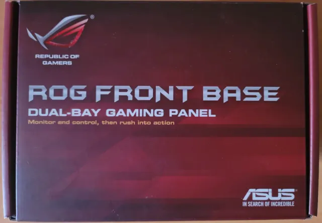 Asus ROG Front Base Dual-bay Gaming Panel