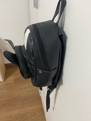 Mochila Perro Negro y Rosa