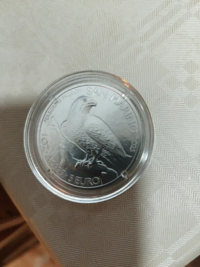 Onza Plata Andorra 2008 Onza plata San Marino 2025