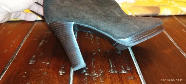 Botas altas mujer negras/grises