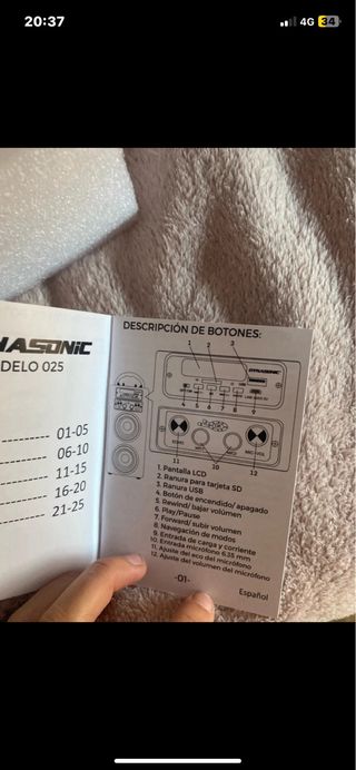 Dynasonic E-025 Karaoke Music Sound Box