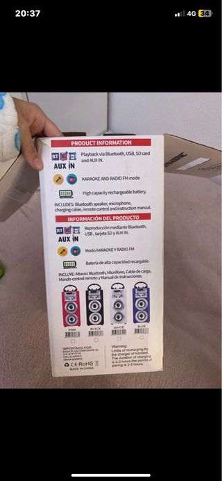 Dynasonic E-025 Karaoke Music Sound Box