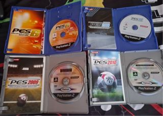 Pack 4 Juegos PS2: PES 6, 2008, 2009, 2010