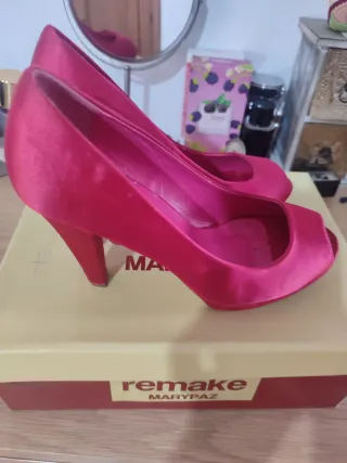 Zapatos Peep Toe Remake Talla 36