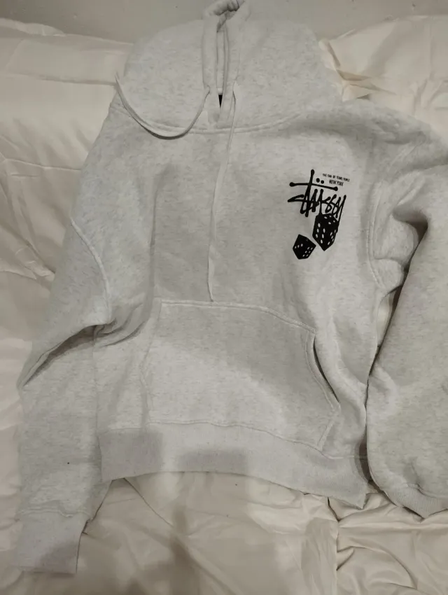 Sudadera Stussy Gris Talla XL