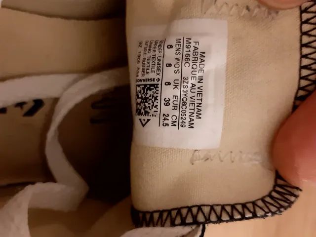 Converse All Star Talla 39 B/N