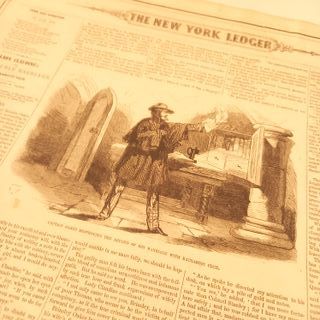 Jornal Antigo New York Ledger 1857