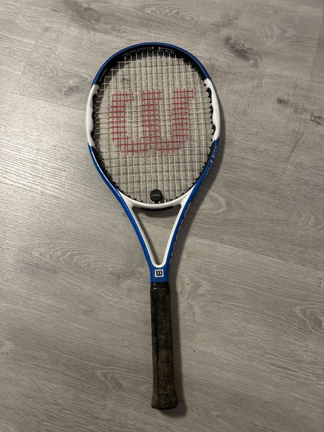Raqueta Wilson Azul y Blanca