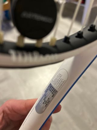 Raqueta Wilson Azul y Blanca