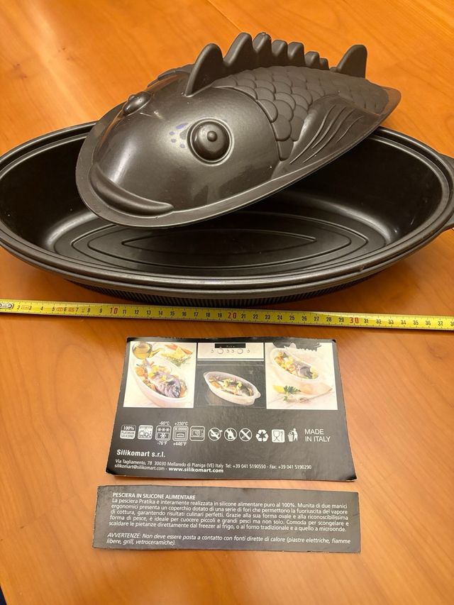 Pescera in silicone a forma di pesce