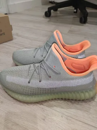 Adidas Yeezy Boost 350 Gris Naranja