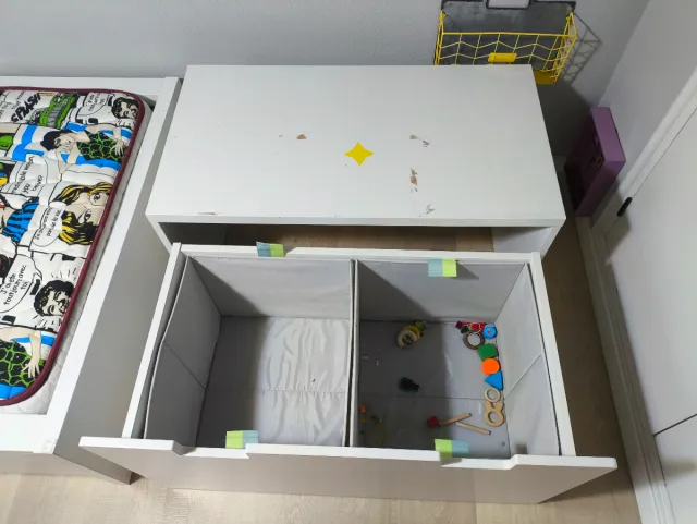 Cassettone SMÅSTAD IKEA bianco