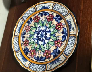 Plato Cerámica Talavera Vintage