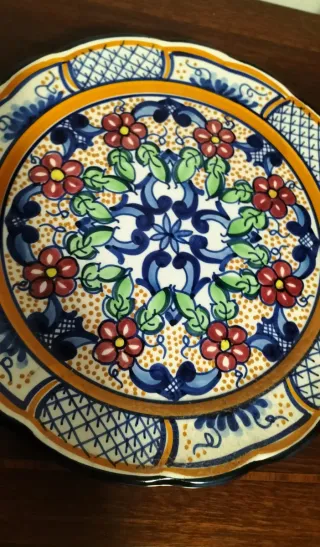 Plato Cerámica Talavera Vintage