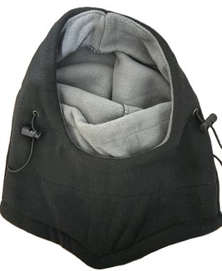 Passamontagna Termico Pile Nero Grigio