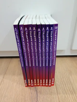 Colección completa Capitán Marvel 10 tomos