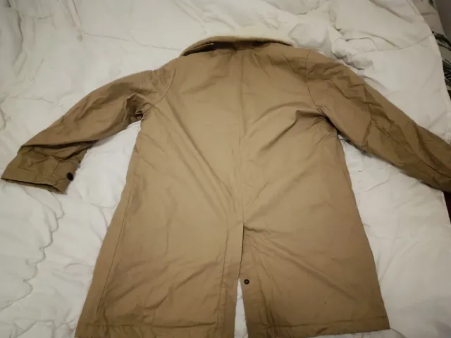 Parka G-Star RAW Beige con forro de borrego.