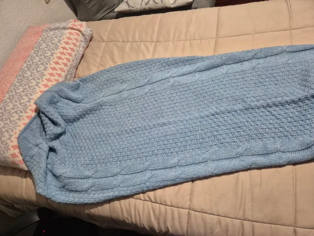 Manta Cola de Sirena Azul