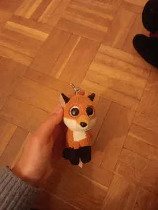 Lote peluches: gato, perro y zorro