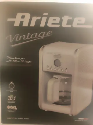 Cafetera Ariete Vintage 12 tazas