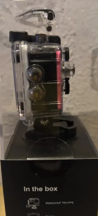 Cámara Deportiva 4K Ultra HD Rosa