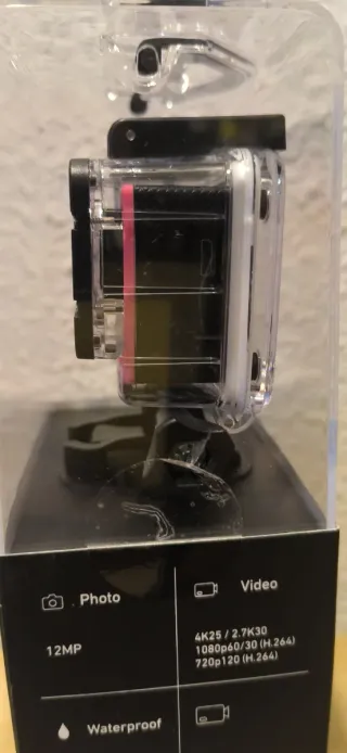 Cámara Deportiva 4K Ultra HD Rosa