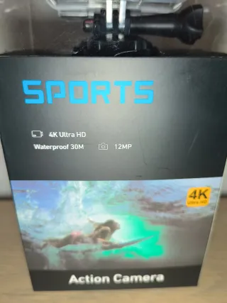 Cámara Deportiva 4K Ultra HD Rosa