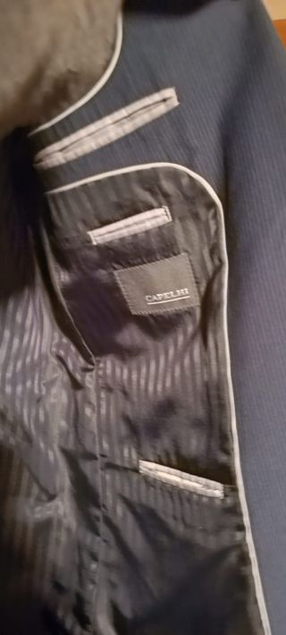 Conjunto Traje Gris Azul Hombre XXL 53 Capelhi