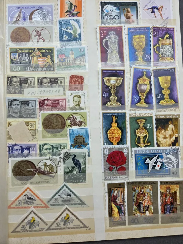 Sellos Hungría 1000