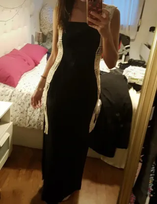 Vestido Negro Victorio y Lucchino