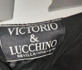 Vestido Negro Victorio y Lucchino