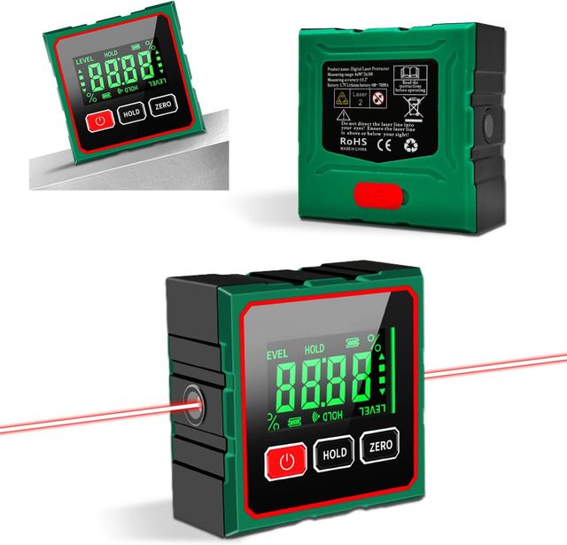 Inclinómetro Digital Laser Magnetico