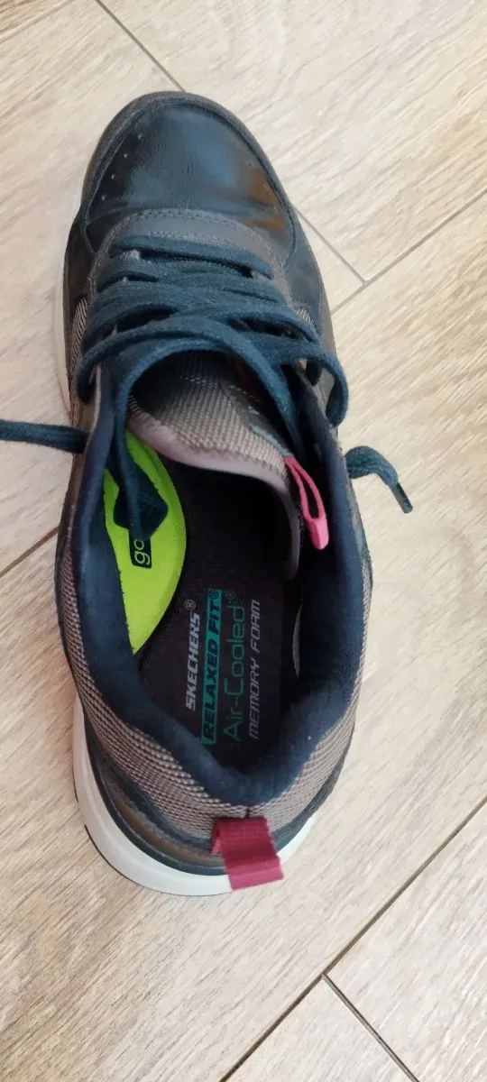 Zapatillas Skechers Hombre  Negro/Gris