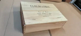 Caja Madera Clos de l'Obac 3 Botellas 750ml