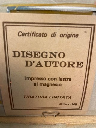 Quadro Montecassino Litografia d'Arte