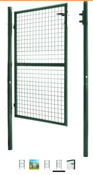 Puerta Metálica Jardín Exterior Valla